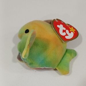 Ty Teenie Beany Baby,Coral The Fish,3.5 in.Like New